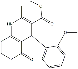 methyl 4-(2-methoxyphenyl)-2-methyl-5-oxo-1,4,5,6,7,8-hexahydroquinoline-3-carboxylate