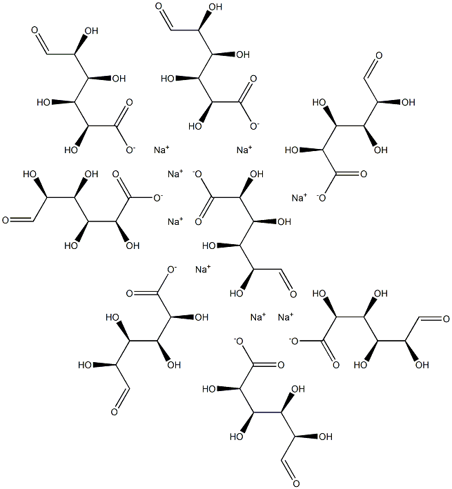 D-octamannuronic acid octasodium salt Structure