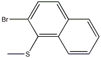 (2-bromonaphthalen-1-yl)(methyl)sulfane Structure