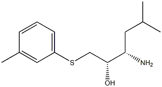 (2S,3S)-3-amino-5-methyl-1-(m-tolylthio)hexan-2-ol|