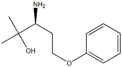 (S)-3-amino-2-methyl-5-phenoxypentan-2-ol Structure