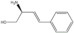 (S,E)-2-amino-4-phenylbut-3-en-1-ol 结构式