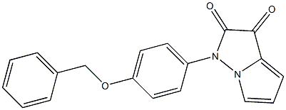 1-(4-(benzyloxy)phenyl)-1H-pyrrolo[1,2-b]pyrazole-2,3-dione