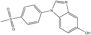 1-(4-(methylsulfonyl)phenyl)-1H-benzo[d]imidazol-5-ol