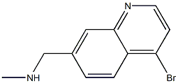 1-(4-bromoquinolin-7-yl)-N-methylmethanamine Structure