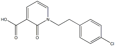1-(4-chlorophenethyl)-2-oxo-1,2-dihydropyridine-3-carboxylic acid Structure