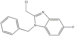 1-benzyl-2-(chloromethyl)-5-fluoro-1H-benzo[d]imidazole Structure