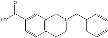 2-benzyl-1,2,3,4-tetrahydroisoquinoline-7-carboxylic acid Structure