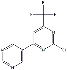 2-chloro-6-(trifluoromethyl)-4,5'-bipyrimidine Structure