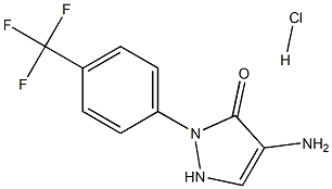 4-amino-2-(4-(trifluoromethyl)phenyl)-1H-pyrazol-3(2H)-one hydrochloride