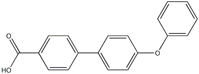 4'-phenoxybiphenyl-4-carboxylic acid 结构式