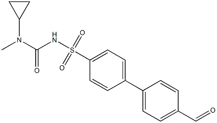 N-(cyclopropylmethylcarbamoyl)-4'-formylbiphenyl-4-sulfonamide