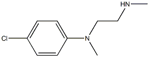 N1-(4-chlorophenyl)-N1,N2-dimethylethane-1,2-diamine Struktur