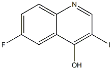 6-Fluoro-3-iodo-quinolin-4-ol Structure