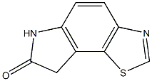 6,8-dihydro-7H-thiazolo[5,4-e]indol-7-one 结构式