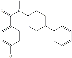 4-Chloro-N-methyl-N-(4-phenyl-cyclohexyl)-benzamide
