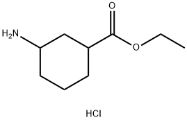 Ethyl 3-aminocyclohexanecarboxylate hydrochloride Struktur