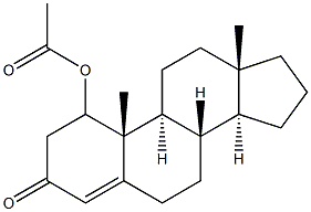 1-睾酮醋酸酯,,结构式
