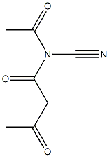 N-acetoacetylcyanoacetamide Structure
