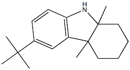 6-(tert-butyl)-4a,9a-dimethyl-2,3,4,4a,9,9a-hexahydro-1H-carbazole Structure