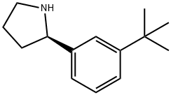 (2R)-2-[3-(TERT-BUTYL)PHENYL]PYRROLIDINE Struktur