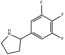 2-(3,4,5-TRIFLUOROPHENYL)PYRROLIDINE Struktur