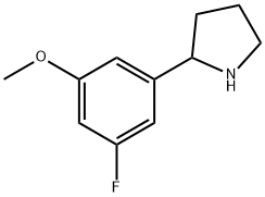1270367-17-3 2-(3-FLUORO-5-METHOXYPHENYL)PYRROLIDINE