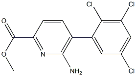  6-Amino-5-(2,3,5-trichloro-phenyl)-pyridine-2-carboxylic acid methyl ester