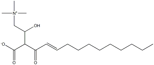 反式-2-十二烯酰肉碱, , 结构式