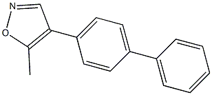 4-([1,1'-biphenyl]-4-yl)-5-methylisoxazole Structure