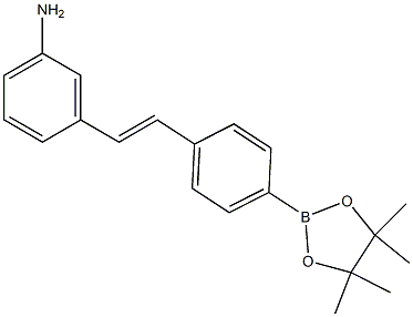 (E)-3-(4-(4,4,5,5-tetramethyl-1,3,2-dioxaborolan-2-yl)styryl)aniline|