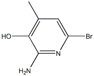 2-Amino-6-bromo-4-methyl-pyridin-3-ol Structure