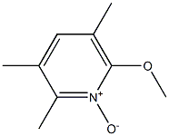 2,3,5-trimethyl-6-methoxy-1-oxidopyridin-1-ium Struktur
