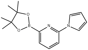 2-(1H-pyrrol-1-yl)-6-(4,4,5,5-tetramethyl-1,3,2-dioxaborolan-2-yl)pyridine,1212021-65-2,结构式
