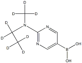 2225172-68-7 2-(Methylethylamino-d8)-pyrimidine-5-boronic acid