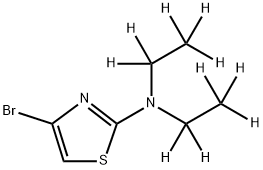 4-Bromo-2-(diethylamino-d10)-thiazole Structure