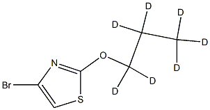1643543-87-6 4-Bromo-2-(n-propoxy-d7)-thiazole
