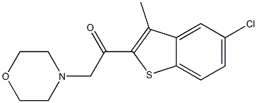 1-(5-chloro-3-methylbenzo[b]thiophen-2-yl)-2-morpholinoethanone