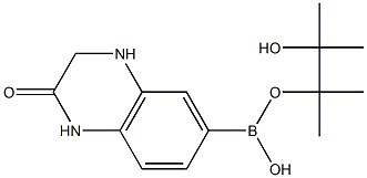 2-Oxo-1,2,3,4-tetrahydroquinoxaline-6-boronic Acid Pinacol Ester Struktur
