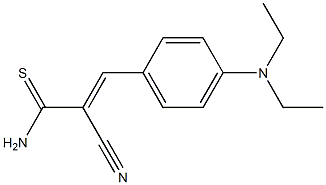 2-cyano-3-[4-(diethylamino)phenyl]-2-propenethioamide|