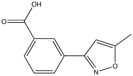 3-(5-methylisoxazol-3-yl)benzoic acid Structure