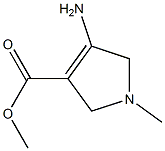 methyl 4-amino-1-methyl-2,5-dihydro-1H-pyrrole-3-carboxylate Structure