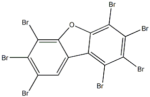 1,2,3,4,6,7,8-HEPTABROMODIBENZOFURAN (13C12, 99%) 5 ug/ml in Nonane:Toluene (70:30) Structure