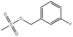 3-氟苄基甲磺酸酯 结构式
