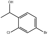 1-(4-bromo-2-chlorophenyl)ethanol Structure