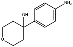 4-(4-aminophenyl)tetrahydro-2H-Pyran-4-ol Struktur