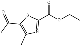 ethyl 5-acetyl-4-methylthiazole-2-carboxylate Struktur