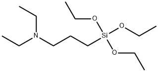 氮,氮-二乙基-3-三乙氧基硅丙基-1-胺 结构式
