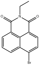6-bromo-2-ethyl-1H-benzo[de]isoquinoline-1,3(2H)-dione Struktur