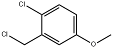 2-Chloro-5-methoxybenzyl chloride Struktur